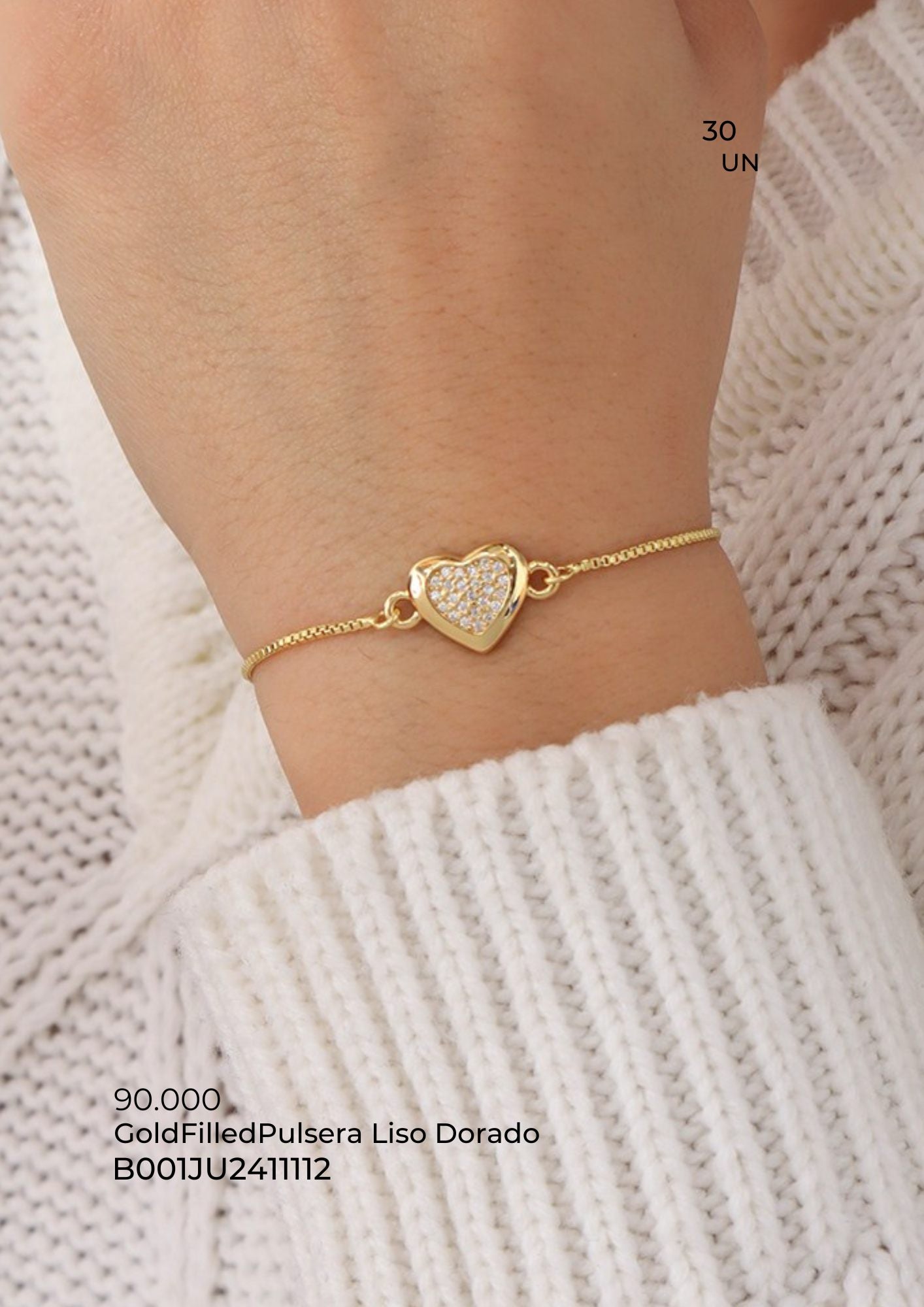 Pulsera Corazon atrapado