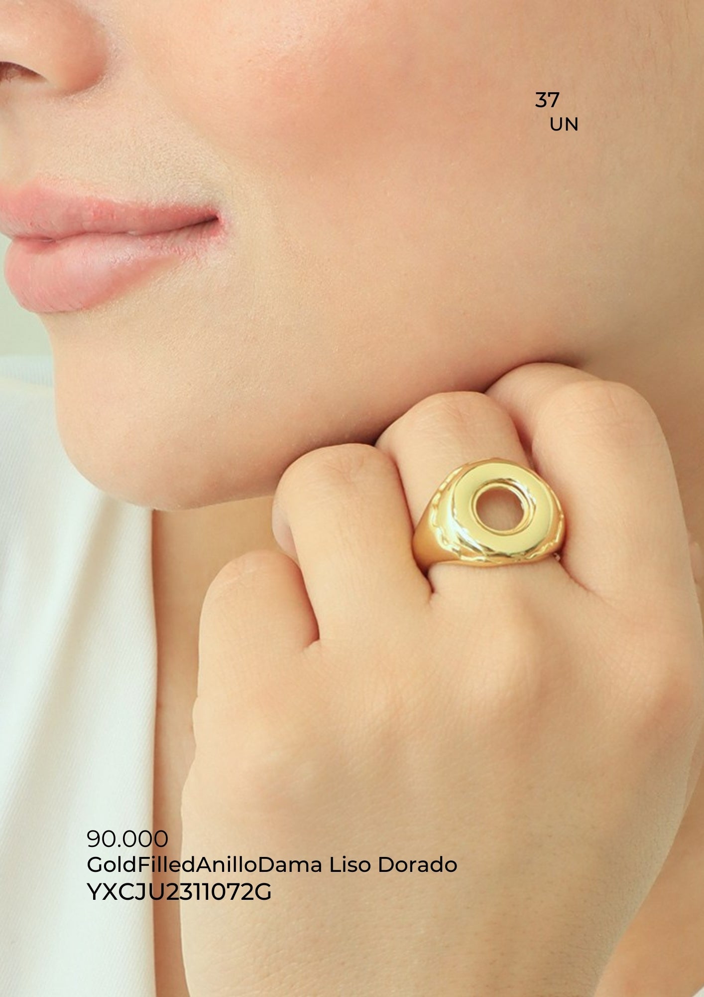 Anillo Dorado YXCJU2311072G